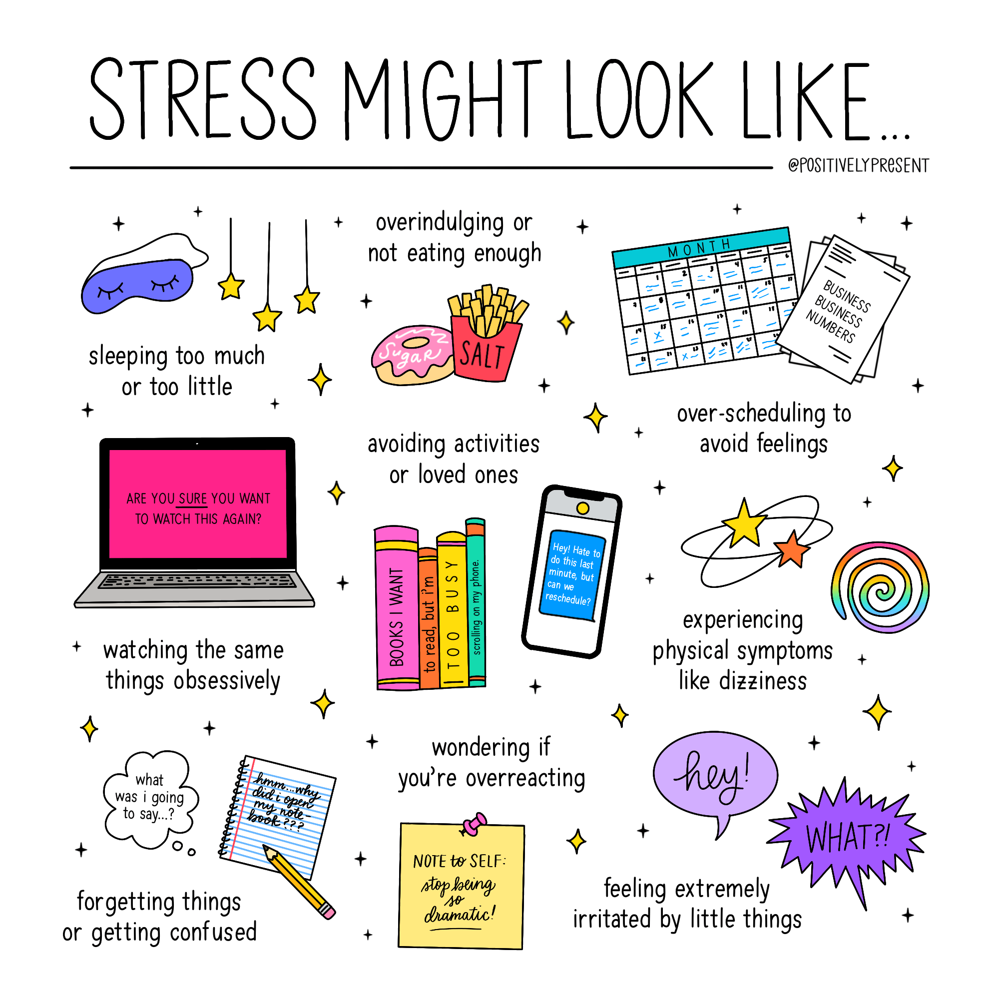 What do you do when you get stressed?